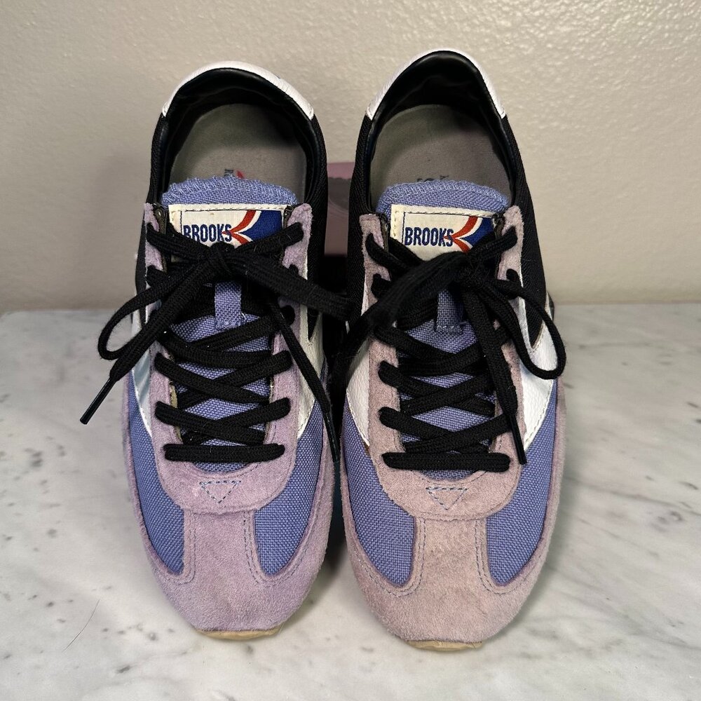 Brooks Vintage Vanguard Sneakers in Purple Colorblock
